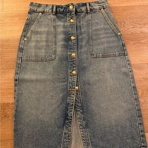 Michael Kors Blue Denim Skirt